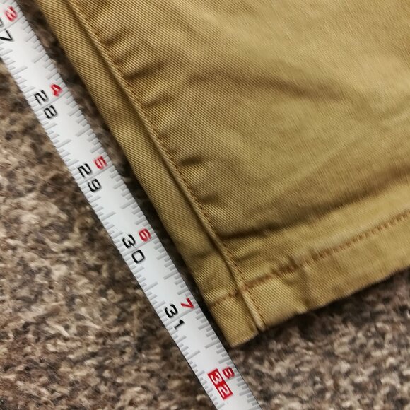 Flint & Tinder 365 Pants Chino Beige Tan Mens 33x32 (Fits 34x32) Tapered Fit - Picture 10 of 12